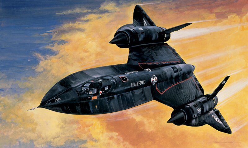 модель САМОЛЕТ SR-71 BLACK BIRD